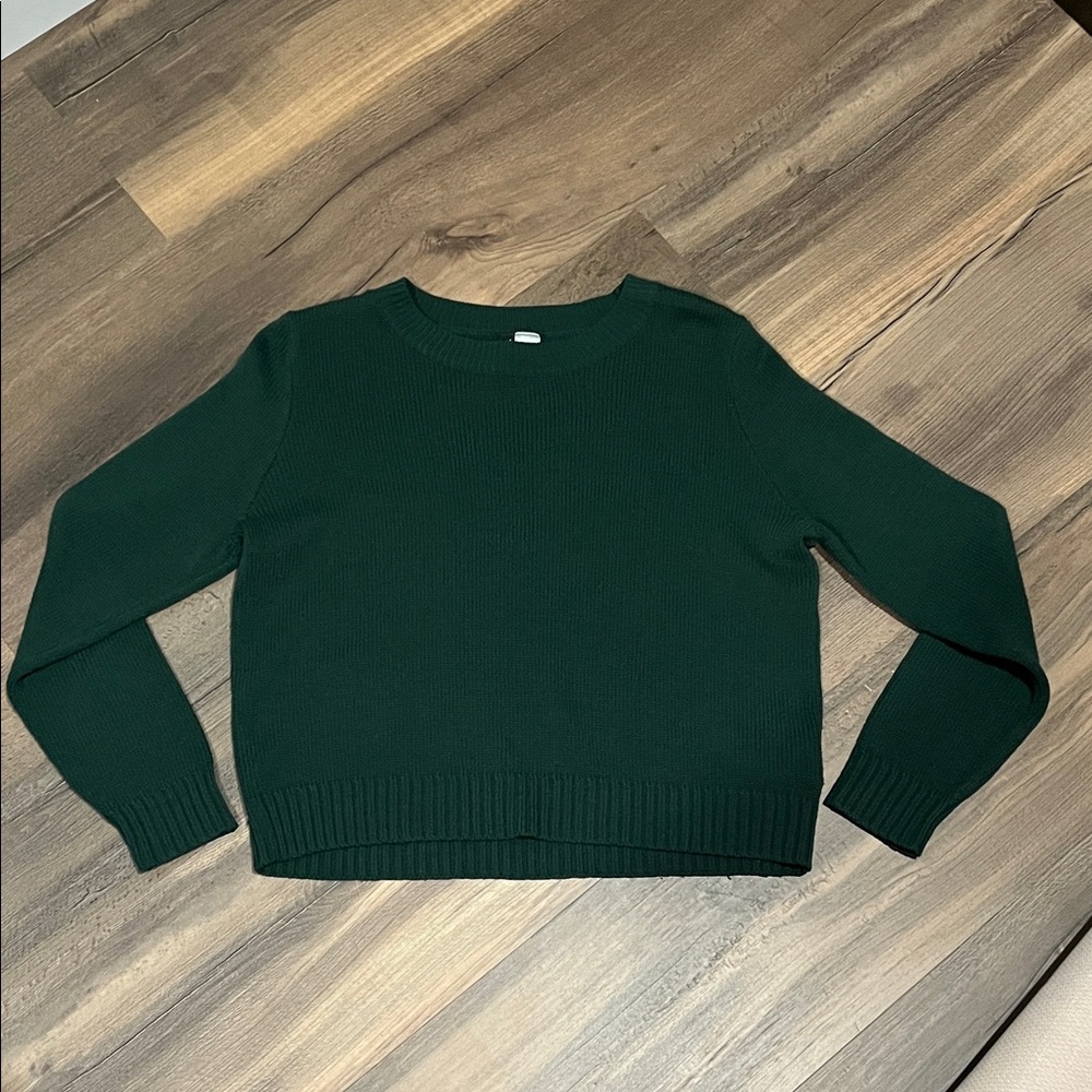 Divided Forest Green Crew Neck Sweater
